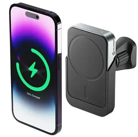 ALOGIC MSCCM Ladegerät für Mobilgeräte Smartphone Schwarz USB Kabelloses Aufladen Schnellladung Auto