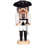 Saico Original Nussknacker General weiß 10 cm x 10 cm x 29 cm