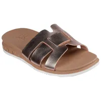 SKECHERS Desert KISS Low Peak Look Schiebe-Sandalen, Gold, 41