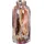 GILDE GLAS art Deko Vase Blumenvase - Glasvase aus Farbglas - Deko Wohnzimmer Geschenk für Frauen Höhe 22 cm Braun Rot