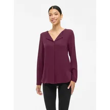 VILA Blusenshirt »VILUCY L/S SHIRT - NOOS«, lila