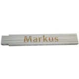 Heka Zollstock Markus 2 m, weiß