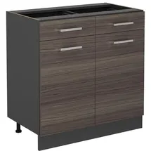 Vicco Schubladenschrank R-Line 80 x 46 x 81,6 cm Grau