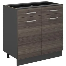 Vicco Schubladenschrank R-Line 80 x 46 x 81,6 cm Grau