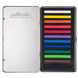 Brevillier's CRETACOLOR Pastellcarré Pastellkreide farbsortiert 12 St.