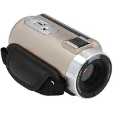 Videokamera-Camcorder, Full HD 1080P, 30 MP, 18-facher Digitalzoom, IPS-LCD, 270-Grad-Drehung, Nachtsicht, Leichter Camcorder (Gold)