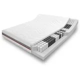 7 Zonen ergonomische Taschenfederkernmatratze Sleezzz Premium 180 x 200 cm, Höhe 23 cm, Härtegrad H2/H3