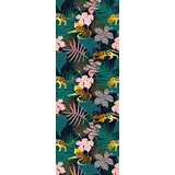 Queence Vinyltapete Gillian 90x300 cm 0,9 m2 bunt