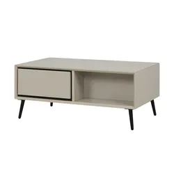 Couchtisch  Arluno , beige , Maße (cm): B: 55 H: 40