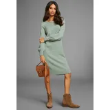 LAURA SCOTT Strickkleid Salbei 34