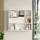 [en.casa] Wandregal Vesanto 90 x 22 x 81 cm Weiß