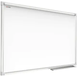 ALLboards Magnetisches Whiteboard 60x45cm Magnettafel mit Aluminiumrahmen A7 + Stifteablage, Trocken Abwischbar,