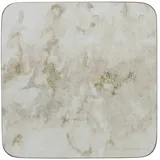 Creative Tops "Navy Marble" Bedruckte Premium-Getränkeuntersetzer mit Korkboden, 10,5 x 10,5 cm - Grau/Weiß (6er Set)