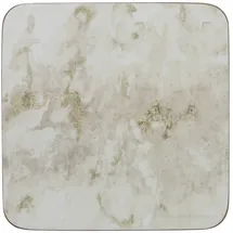 Creative Tops "Navy Marble" Bedruckte Premium-Getränkeuntersetzer mit Korkboden, 10,5 x 10,5 cm - Grau/Weiß (6er Set)