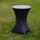 Baumarktplus Stehtischhusse Stretch anthrazit Partytisch Bistrotisch 80cm