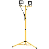 vidaXL LED-Fluter mit Stativ 2x30 W Kaltweiß