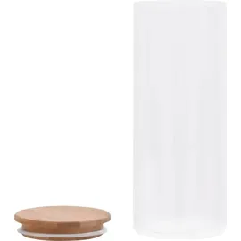 vidaXL Vorratsglas mit Bambusdeckel 1000 ml 6 St.