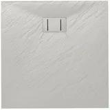 Idralite Duschtasse Weiß) Stein-effekt Mod. Blend 90x90 Cm Viereckig