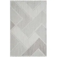 Carpet City Teppich Kurzflor Wohnzimmer - Beige, Grün -