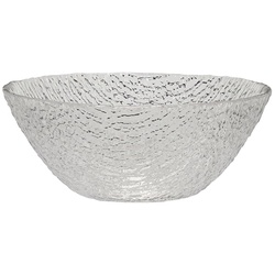 Hübsch Interior - Fuyu Schale, medium, texturiert / klar