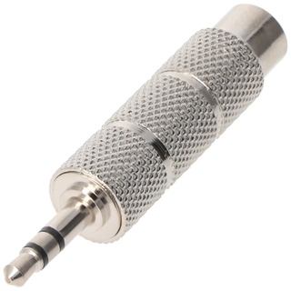 goobay  Audioadapter 3,5mm-Klinken-Stecker stereo / 6,3mm-Klinken-Kupplung stereo (12421)
