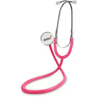 Pulox Flachkopf-Stethoskop Pink für Auskultation & Blutdruckmessung