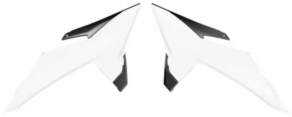 Rtech Ktm Sx/sx-f/xc/xc-f 25 Kühlerverkleidungen - White / Black - One Size
