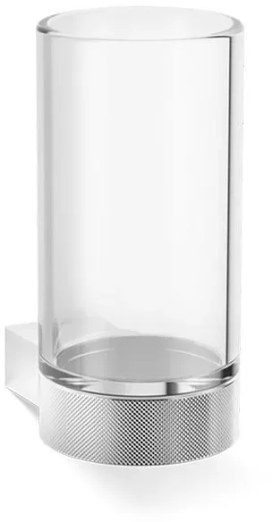 Decor Walther CLUB WMG Wandmundglas mit Mundglas aus KRISTALL - schliff - schwarz matt