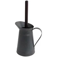 Redecker WC-Bürste mit Metallkanne Schwarz