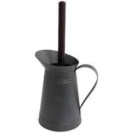Redecker WC-Bürste mit Metallkanne Schwarz