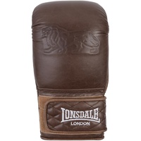 Lonsdale Unisex-Adult Bag Gloves Equipment, Vintage Brown, L/XL