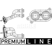 Mahle Rohrleitung, Wärmetauscher BEHR HELLA SERVICE *** PREMIUM LINE