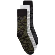 Alpha Industries Herren Graphic Aop 3 Pack Für Socken, Mixed Colors, 40-42 EU