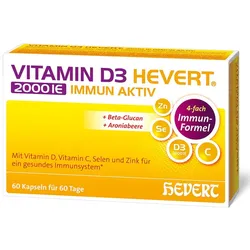 Vitamin D3 Hevert 2000 IE Immun Aktiv Kapseln