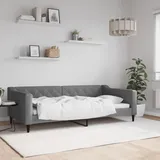 vidaXL Tagesbett 100 x 200 cm Dunkelgrau