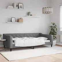 vidaXL Tagesbett 100 x 200 cm Dunkelgrau