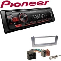 Pioneer 1-DIN Autoradio USB AUX Android Set für Fiat