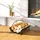 Outsunny Kaminholzregal Metall 51 x 38 x 33 cm Schwarz
