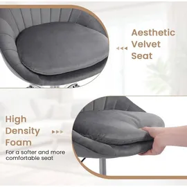 Woltu Samt Dunkelgrau