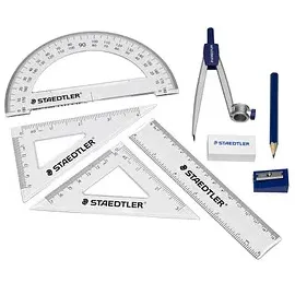 Staedtler Lineal-Set transparent