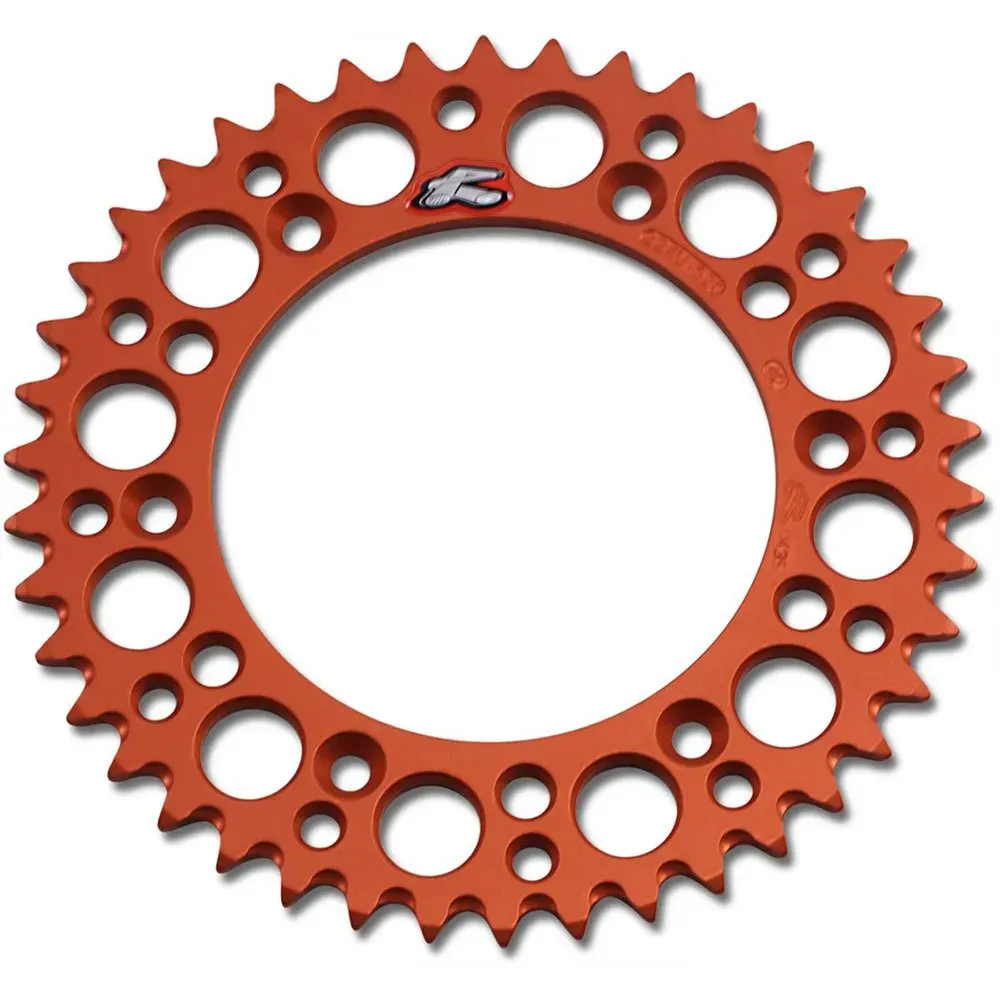 Renthal 224u-520 Ultralight Grooved Hinterradritzel - Orange - 52t