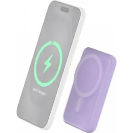 Bigben Connected MS10WPB5000MAHLV, 5000 mAh, Kabelloses Aufladen, Violett - Violett