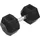 Sporttrend 24 Hexagon Hantel Kurzhantel 25 kg schwarz