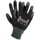 OEM Reis Rtepo_Bb8 Schutzhandschuhe, Schwarz-Schwarz, 8 Größe, 12 Stück