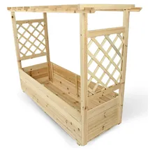 holz4home Pflanzkasten 128 x 103 x 44 cm Natur