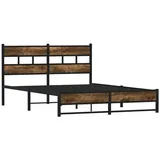 vidaXL Metallbett 140 x 190 cm Brown