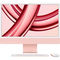 Apple iMac 24" iMac (23,5 Zoll, Apple Apple M3 M3, 10‐Core GPU, 24 GB RAM, 2000 GB SSD) rosa