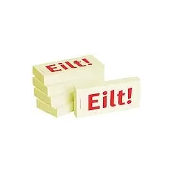 Haftnotiz Eilt 1301010102 75x35mm 5Bk