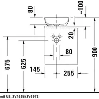 Duravit Sivida Konsolenwaschtischunterbau, Türanschlag links, Griffleiste chrom, 400x325x440mm, SV4656L10790000,