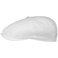 Stetson Flat Cap (1-St) Balloncap mit Schirm weiß S (54-55 cm)